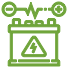 Icono batería eléctrica - baterías de litio