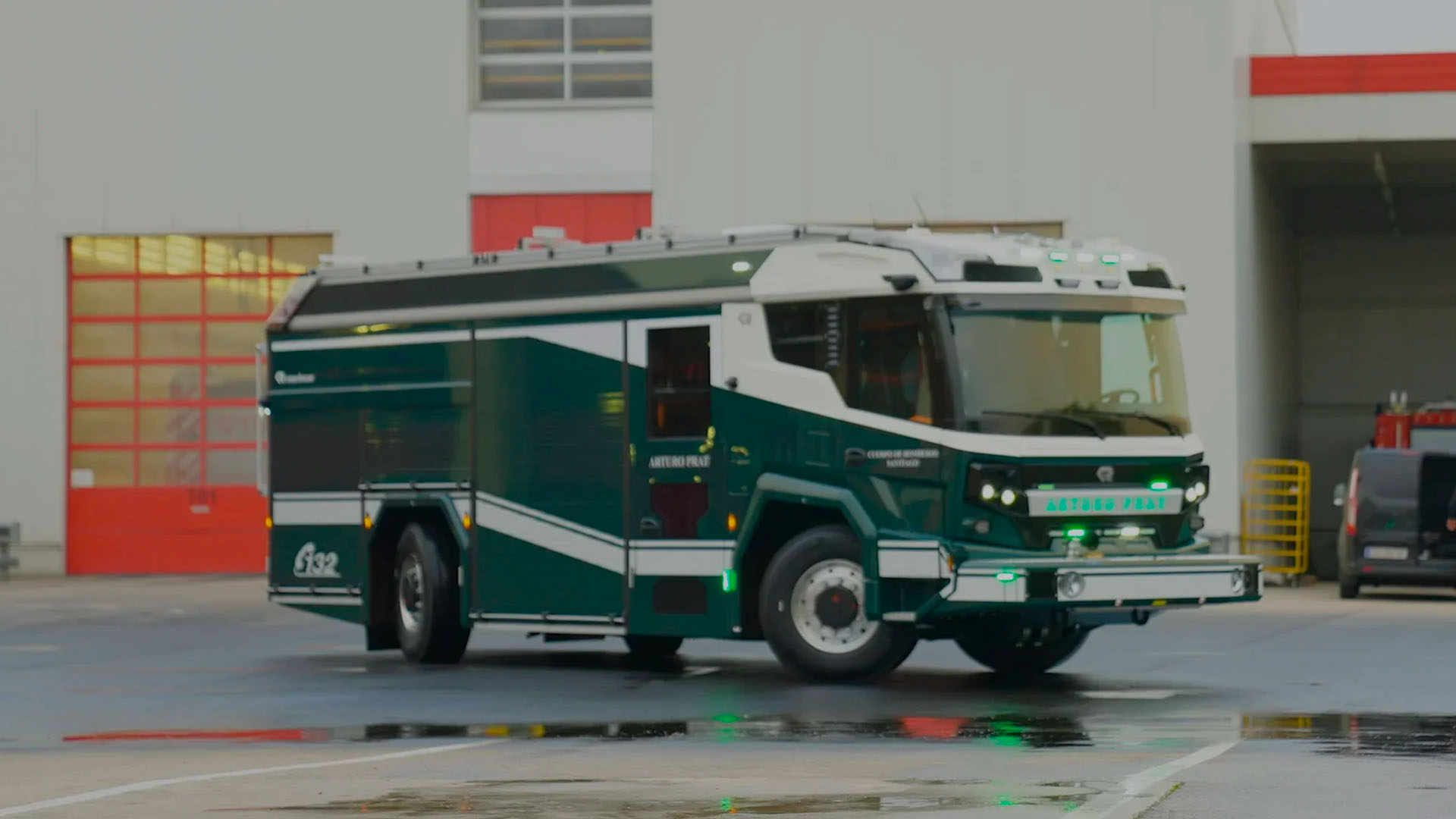 Vehículo eléctrico de emergencias apoyado por SQM Litio y Copec Voltex